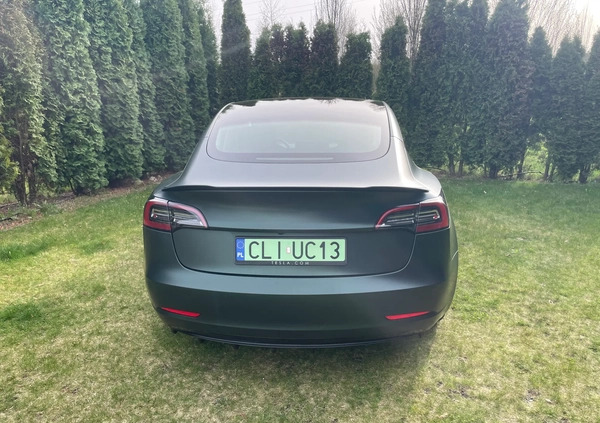 Tesla Model 3 cena 170000 przebieg: 69803, rok produkcji 2021 z Świętochłowice małe 37